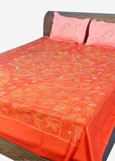 Nakshi Bed Sheet-NBS-029