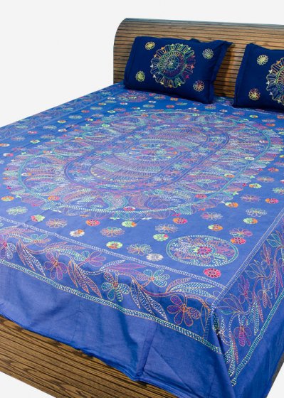 Nakshi Bed Sheet-NBS-030