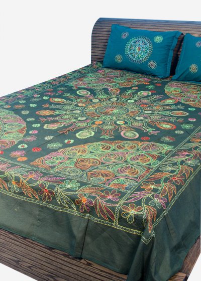 Nakshi Bed Sheet-NBS-020